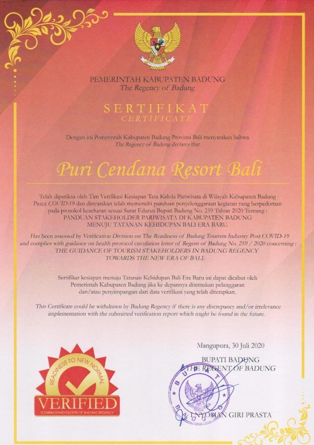Puri Cendana Resort Bali Seminyak Exterior foto